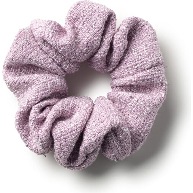 Clara Tweed Scrunchie, Lavender