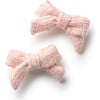 Clara Tweed Double Clip Set, Ballet Slipper - Bows - 1 - thumbnail