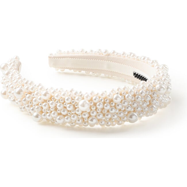 Becca Pearl Headband, Ivory