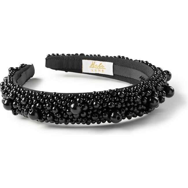 Becca Pearl Headband, Black