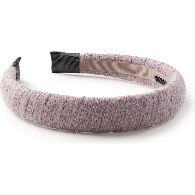 Avery Ribbed Knit Padded Headband, Lilac