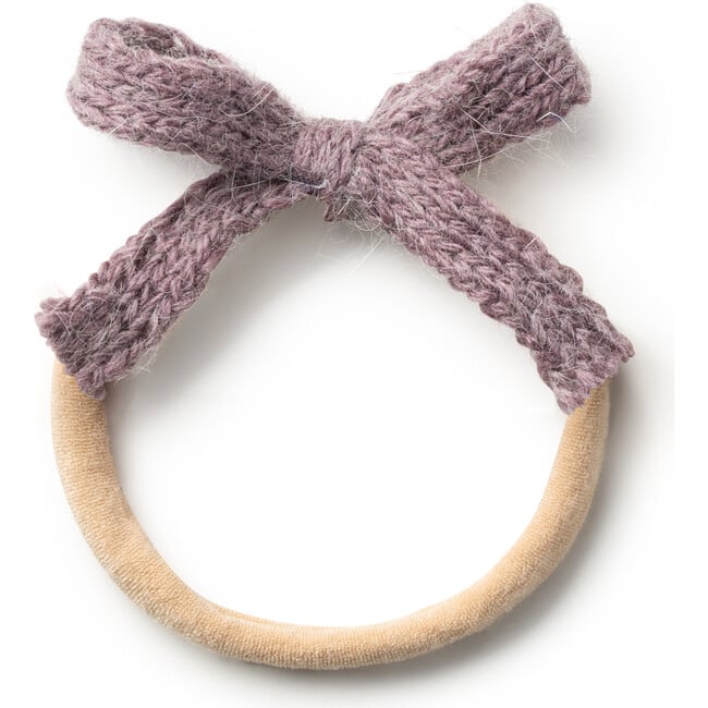 Avery Ribbed Knit Baby Band, Lilac