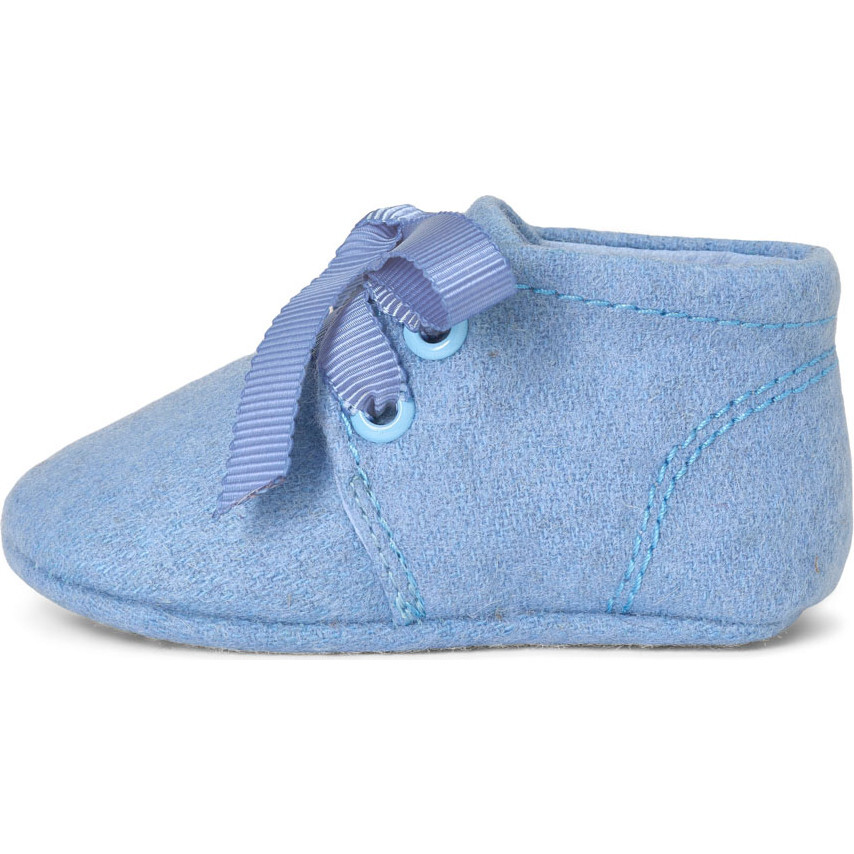 MiniMe Wool Booties, Blue - Booties - 1