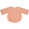 Ultra Soft Cropped Sleeve Oversized T-Shirt, Sunset - T-Shirts - 1 - thumbnail