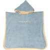 Ultra Absorbent Clasp Buttons Bathing Poncho, Sky Blue - One Pieces - 1 - thumbnail