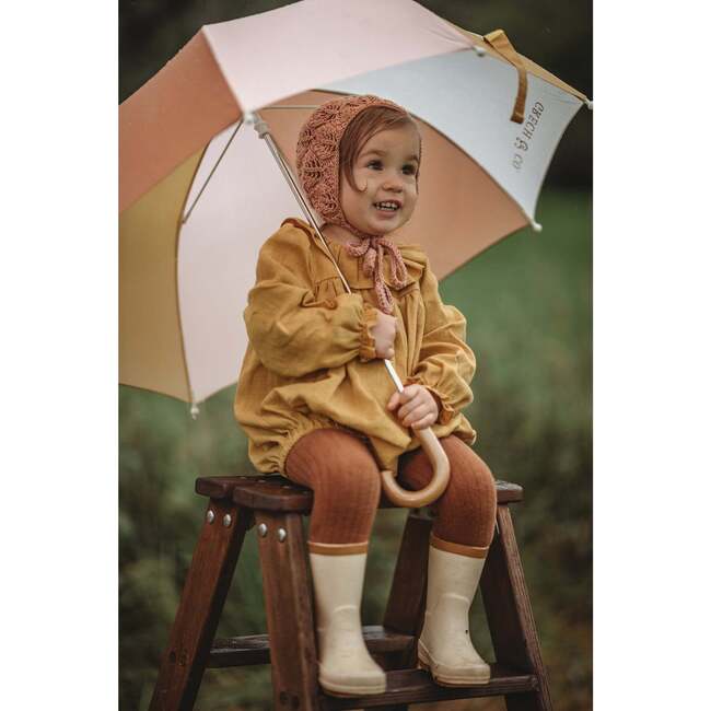 Sustainable Vegan Leather Rain Umbrellas, Shell - Umbrellas - 2