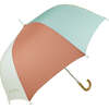 Sustainable Vegan Leather Rain Umbrellas, Rust - Umbrellas - 3
