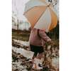 Sustainable Vegan Leather Rain Umbrellas, Light Blue - Umbrellas - 2