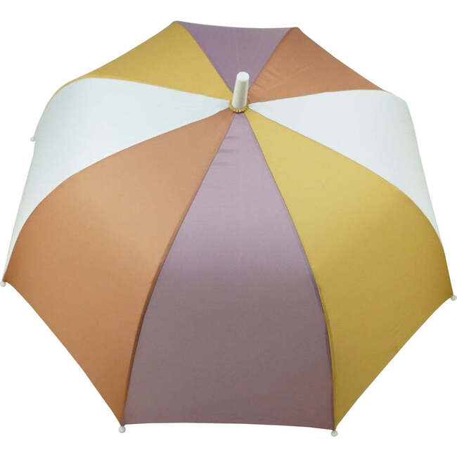 Sustainable Vegan Leather Rain Umbrellas, Burlwood