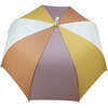 Sustainable Vegan Leather Rain Umbrellas, Burlwood - Umbrellas - 1 - thumbnail