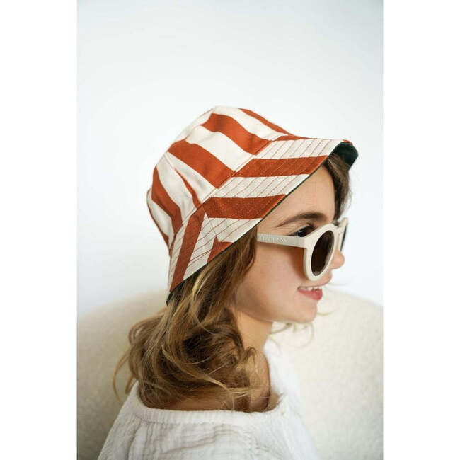 Striped Reversible Bucket Hat, Atlas & Tierra - Hats - 2