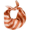 Striped Organic Cotton Head Scarf, Sunset & Tierra - Scarves - 1 - thumbnail