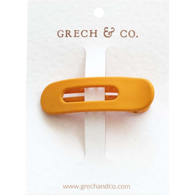 Silicone Grip Hair Clips, Golden