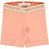 Organic Cotton Twirl Bike Shorts, Sunset - Shorts - 1 - thumbnail