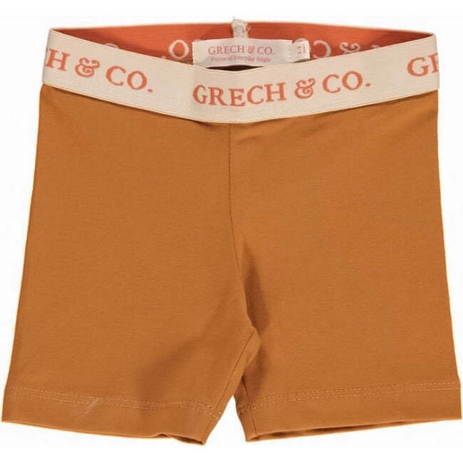 Organic Cotton Twirl Bike Shorts, Sienna