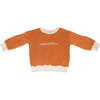 Organic Cotton Long Sleeve Signature Sweater, Sienna - Sweaters - 1 - thumbnail