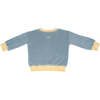 Organic Cotton Long Sleeve Signature Sweater, Sky Blue - Sweaters - 3