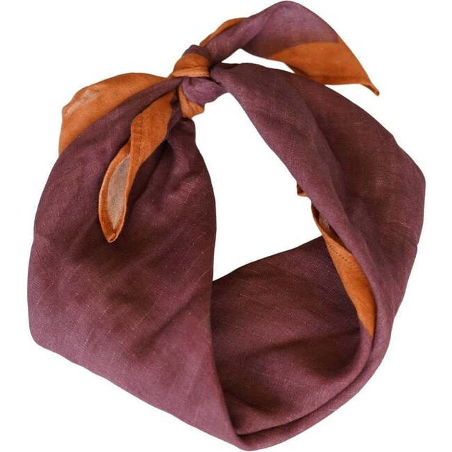 Organic Cotton Head Scarf, Mallow & Tierra