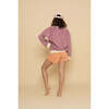 Organic Cotton Long Sleeve Signature Sweater, Mauve Rose - Sweaters - 4