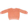 Organic Cotton Long Sleeve Signature Sweater, Coral Rouge - Sweaters - 3