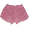 Medium Length Elastic Waist Retro Shorts,, Mauve Rose - Shorts - 3