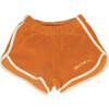 Medium Length Elastic Waist Retro Shorts,, Sienna - Shorts - 1 - thumbnail