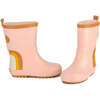 Kids Flexible Rubber Pull-On Rain Boots, Shell - Rain Boots - 1 - thumbnail