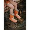 Kids Flexible Rubber Pull-On Rain Boots, Rust - Rain Boots - 2