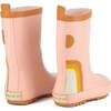 Kids Flexible Rubber Pull-On Rain Boots, Shell - Rain Boots - 5