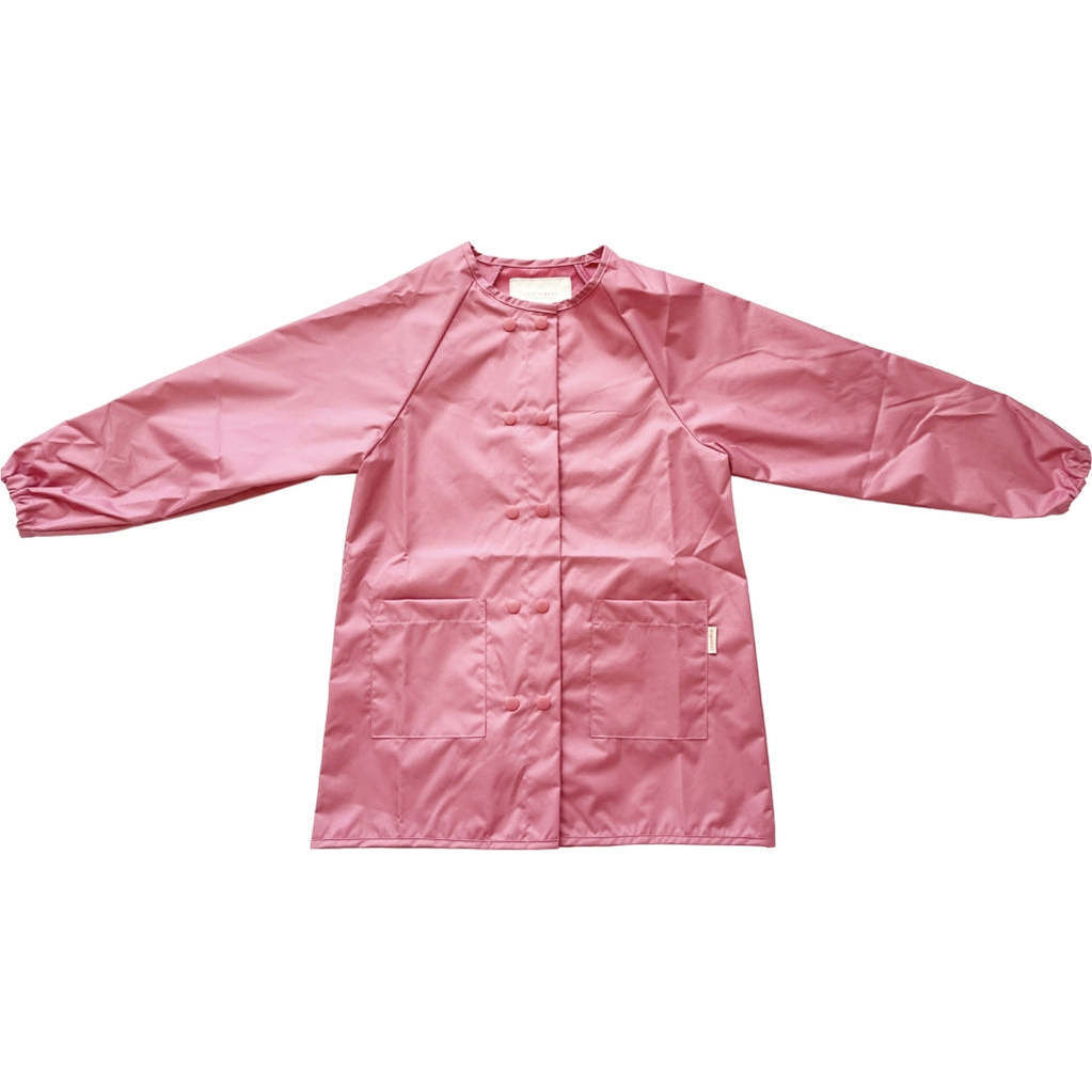 Kids Cooking & Crafts Waterproof Smock Bib, Mauve Rose - Bibs - 1