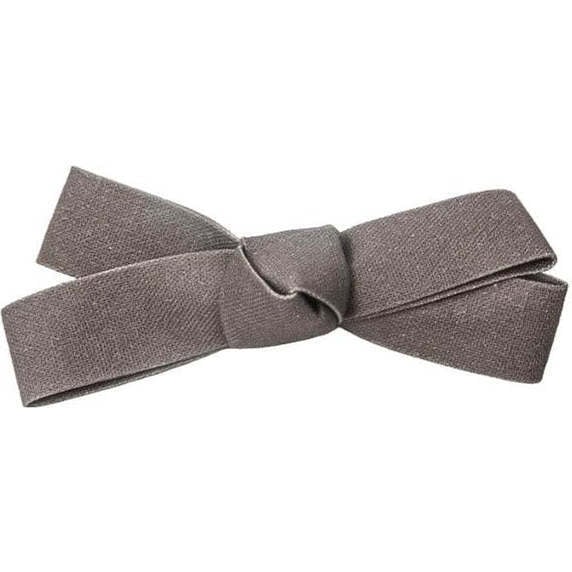 Kids Bow Hair Clip, Fog