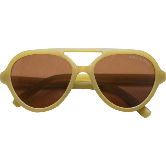 Kids Aviator Semi-Bendable Polarized Sunglasses, Coral Rouge