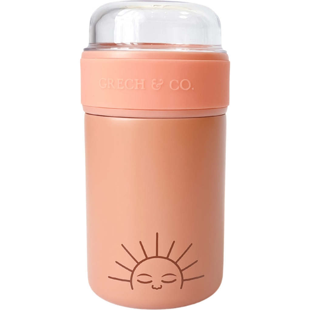 Insulated Stainless Steel Thermo Snack & Food Jar, Sunset - Water Bottles - 1