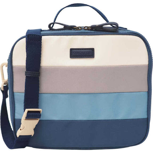 Insulated Cross Body Strap Lunch Bag, Desert Teal Ombre