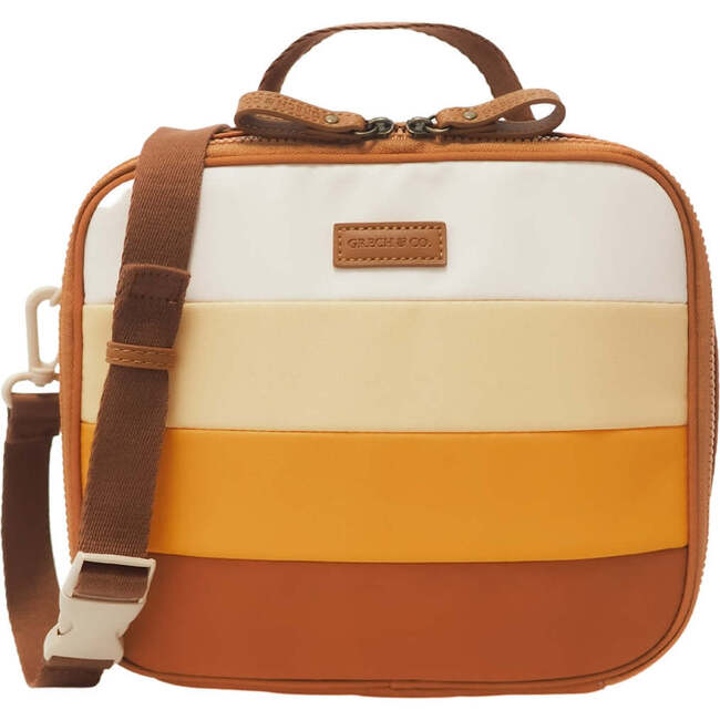 Insulated Cross Body Strap Lunch Bag, Sienna Ombre