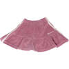 French Terry Elastic Waist Play Skort, Mauve Rose - Skirts - 1 - thumbnail