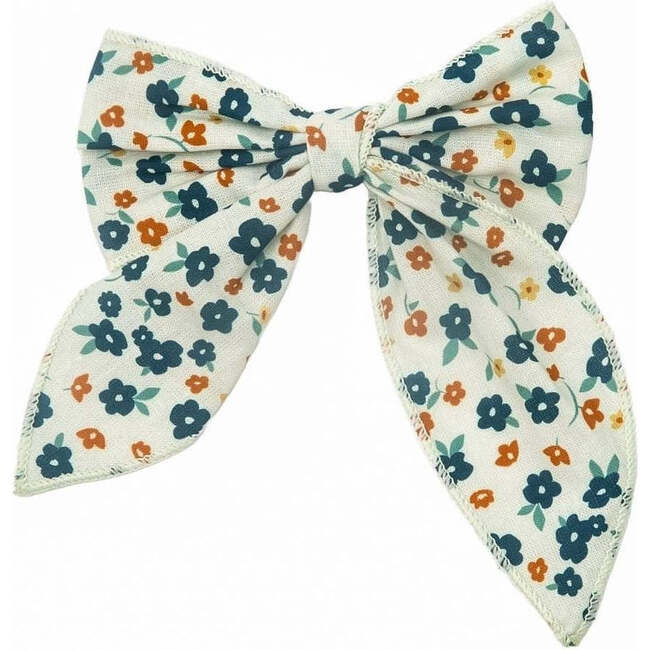 Fable Alligator Bow Clip, Meadow