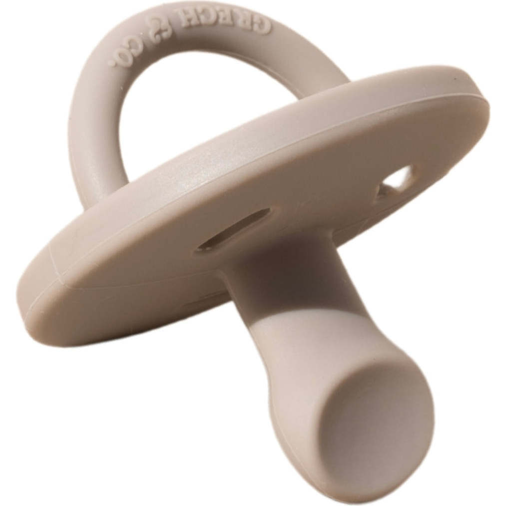 Color Splash Collection Soother Pacifier, Fog - Pacifiers - 1