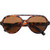 Babys Aviator Semi-Bendable Polarized Sunglasses, Tortoise - Sunglasses - 1 - thumbnail