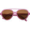 Babys Aviator Semi-Bendable Polarized Sunglasses, Mauve Rose - Sunglasses - 1 - thumbnail