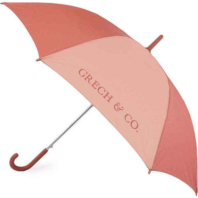 Adult Fiberglass Frame Rubber Handle Rain Umbrella, Sunset