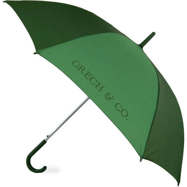 Adult Fiberglass Frame Rubber Handle Rain Umbrella, Orchard