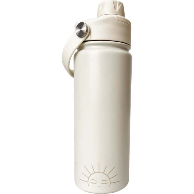 18 oz Twist & Go Insulated Thermo Water Bottle, Creamy White