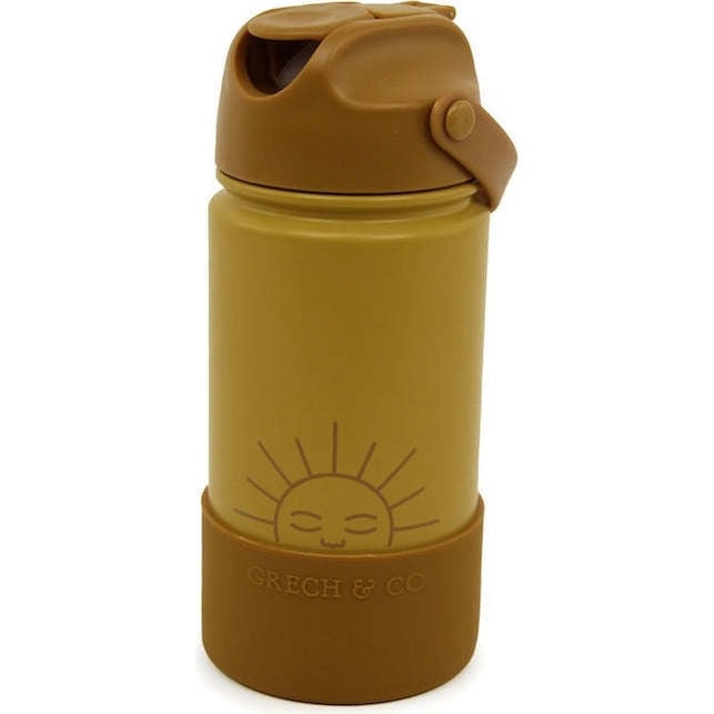 14 oz Vacuum Insulated Thermo Drinking Bottle, Wheat