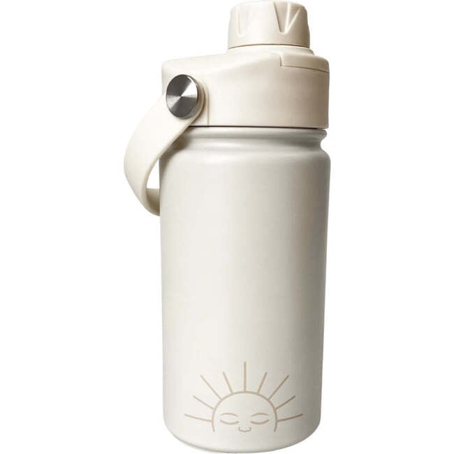 14 oz Twist & Go Insulated Thermo Water Bottle, Creamy White