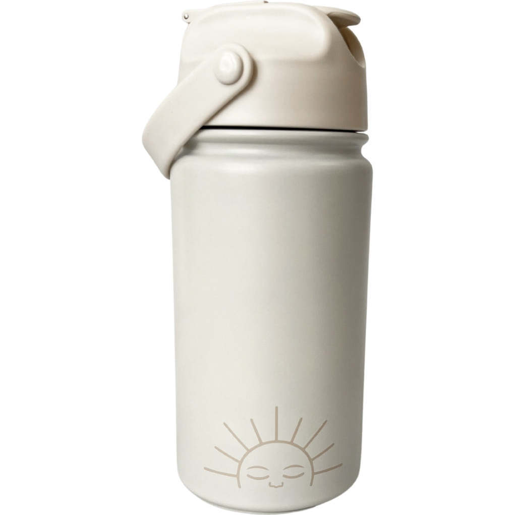 14 oz Bite & Sip Insulated Thermo Water Bottle, Creamy White - Bottles - 1