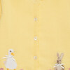 Little Duck And Bunny Cardigan, Lemon - Cardigans - 3