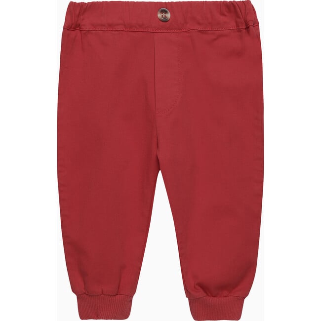 Little Orly Pants, Red - Pants - 1