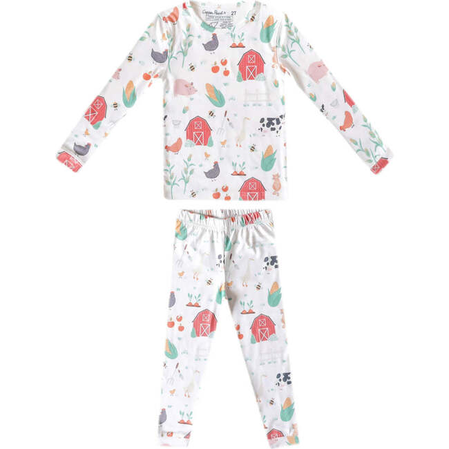 Ultra Soft Long Sleeve Two-Piece Pajama Set, Farmstead