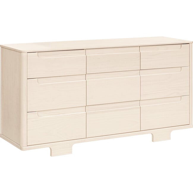 Yuzu 9-Drawer Assembled Dresser, Washed Natural